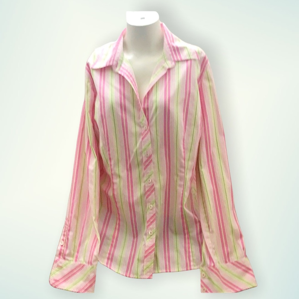 Lilly Pulitzer button Down Shirt Size 14